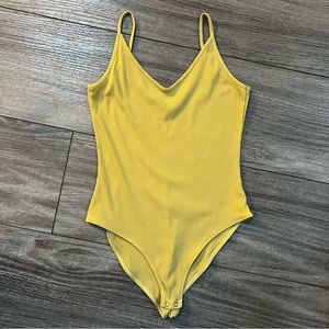 American Eagle Bodysuit - yellow/mustard
